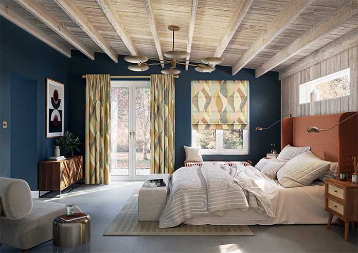 Anthurium, Caramel - Roman Blind - Image 8